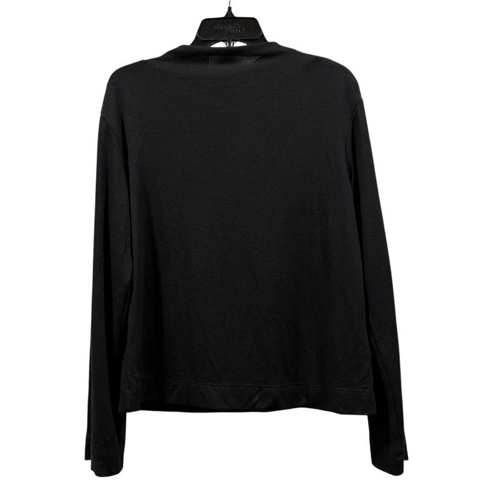 Banana Republic Factory Black Soft Luxe Long Sleeve Mockneck Top Size S